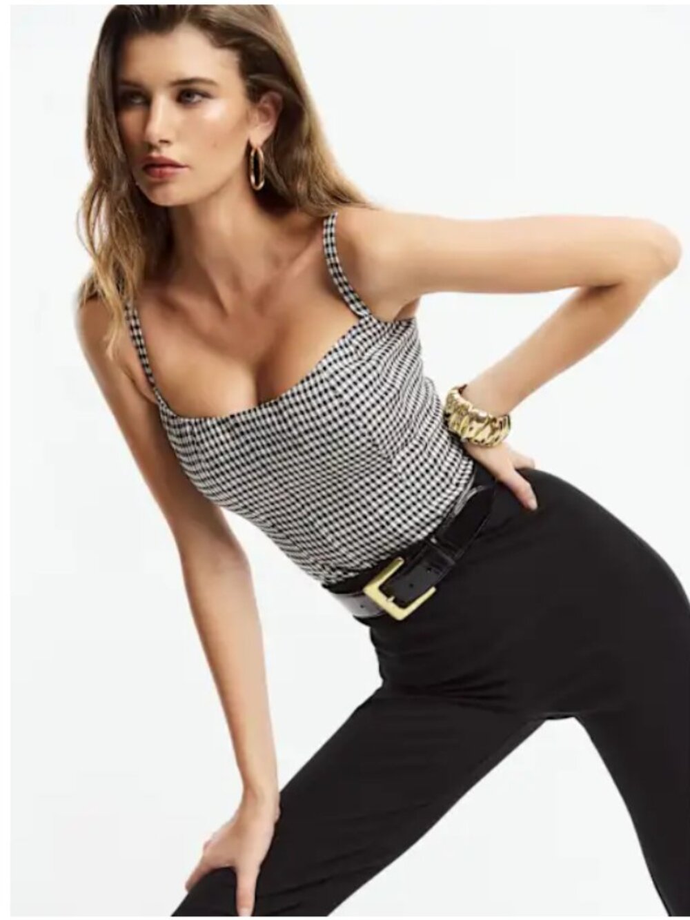 Reformation Hattie Linen Top Black - Size 2